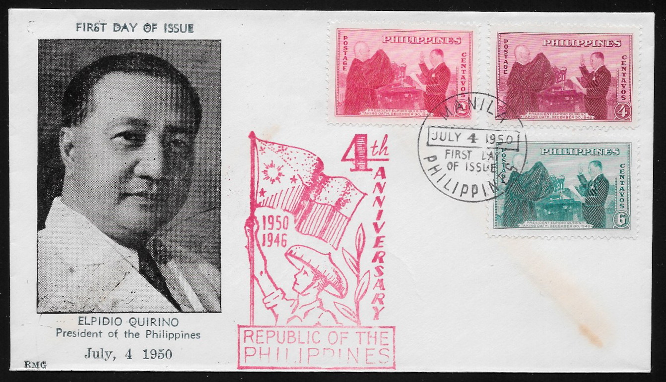 Philippines 1950 First Day Cover 